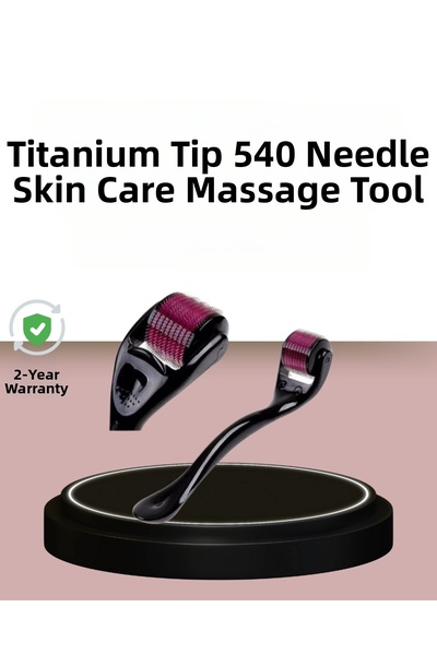 CNDR Dermaroller titanium 540 needles 1 mm skin renewal and anti aging effect