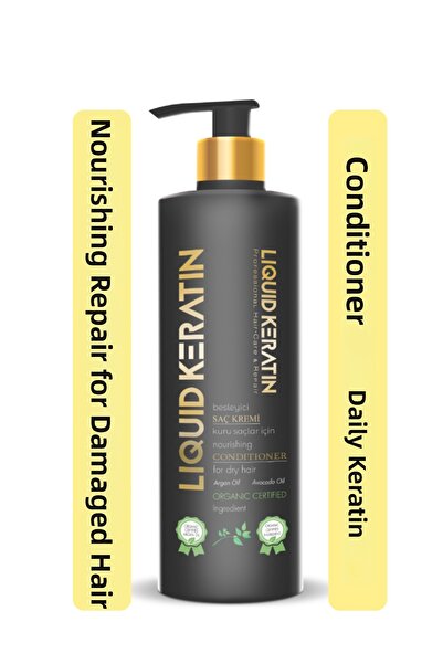 Liquid Keratin كريم العناية بالشعر بالكيراتين من أجل أطراف الشعر المتشققة الصلبة غير اللامعة (مرطب)