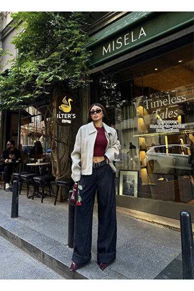 ForOus سترة مبطنة بجيوب كاشي