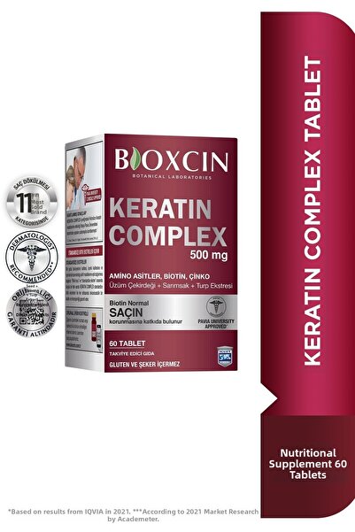 Bioxcin Keratin Complex 500 Mg 60 Tablets