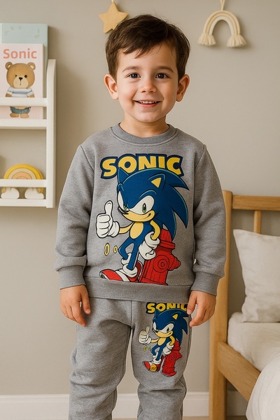 Nimini Kids Seasonal Colorful Cute Boy's Bottom Top Set (4-10 Years)