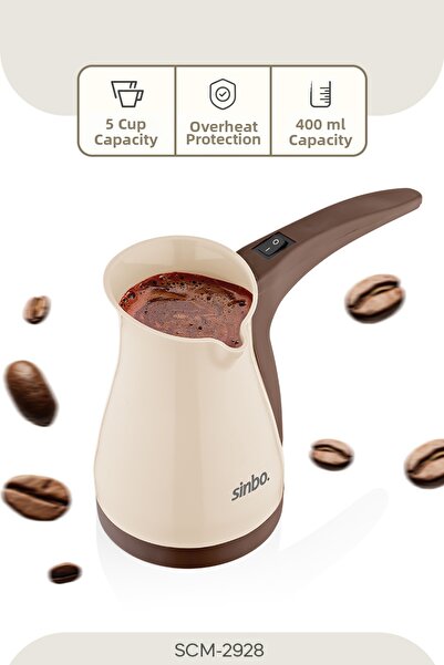 Sinbo ماكينة صنع القهوة التركية الكهربائية Scm-2928