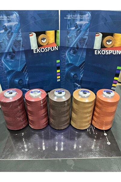 AYHANMAK Set de 5 fire de cusut 120 nr. 5000m poliester