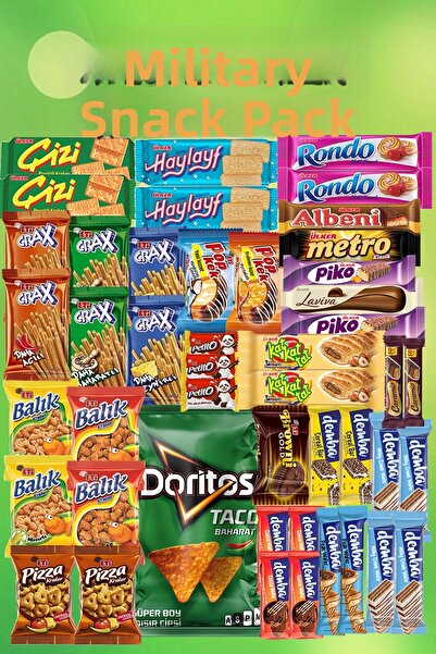Ülker عبوة Snack Soldier مكونة من 45 قطعة من بسكويت الشوكولاتة