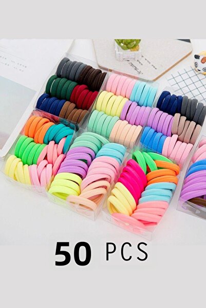 BAHELS Farebná súprava gumičiek do vlasov pre ženy 50. rokov