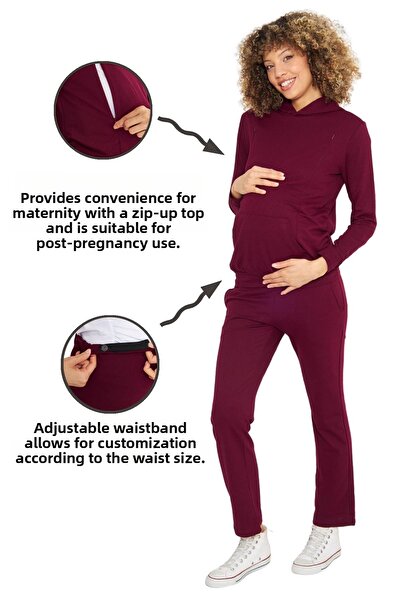 Luvmabelly - MYRA8700 - طقم بدلة رياضية للحوامل والمرضعات