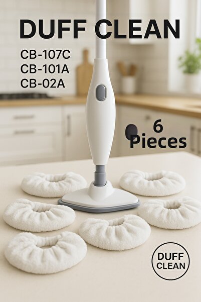 DUFF CLEAN Set de cârpe de schimb compatibile cu mașina de curățat cu abur Pi...