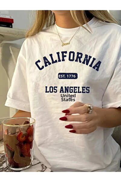 Ferhatlı Tricou oversize imprimat pentru femei VIP Model număr GX9688