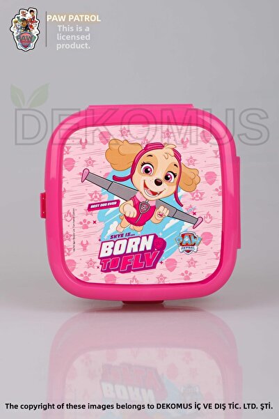 PAW PATROL وعاء تغذية مزدوج الطبقات مرخص من DEKOMUS / صندوق غسيل