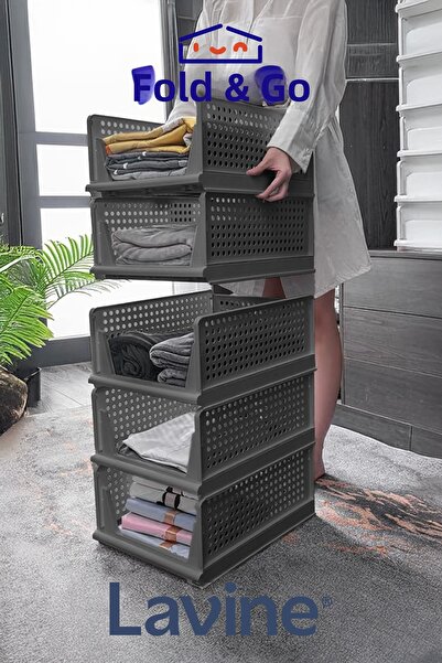 obido Lavine *3 قطع* خزانة ملابس منزلقة لتنظيم الملابس وإكسسوارات المنزل”أنثراسيت”