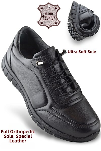 ISPARTALILAR 909 Plná ortopedická podešev z pravé kůže Pánské boty Dámské boty Protiskluzová podrážka Unisex obuv Guma