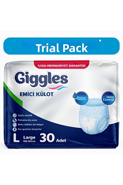 giggles Giggles Hasta Bezi Yetişkin Emici Külot L-buyük 30 Adet Tekli Pk