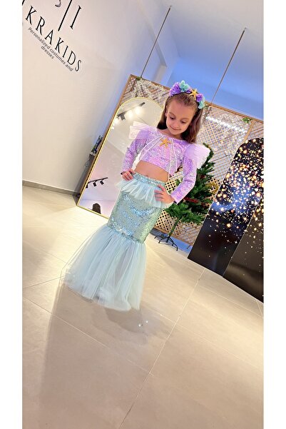 İkrabutikbursa Στολή Γοργόνας, Φόρεμα Γοργόνας για κορίτσια