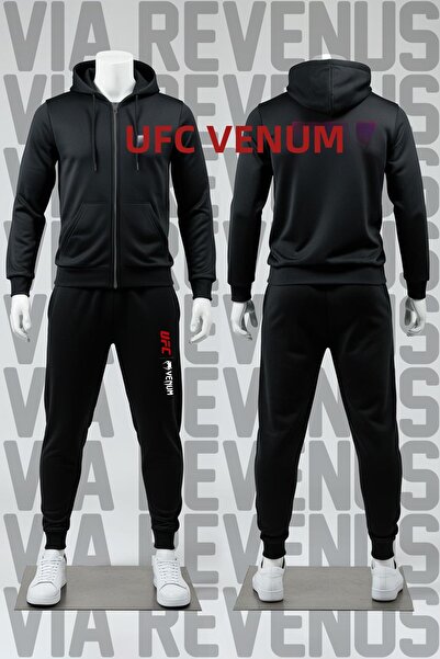 Vordevia Tepláková souprava s kapucí na zip s potiskem UFC