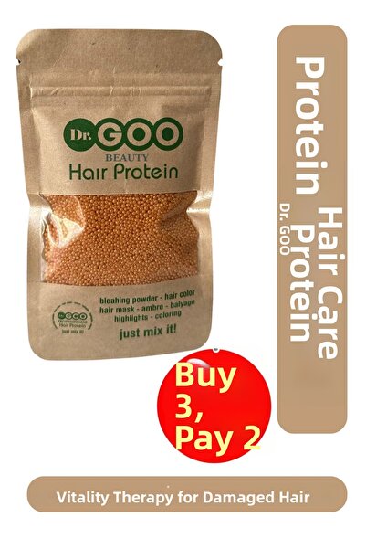 Gogo Hair Care Protein / Hair Protein - Special Product Against Weakness in Hair Lightening and Dyeing Processes 50Gr-