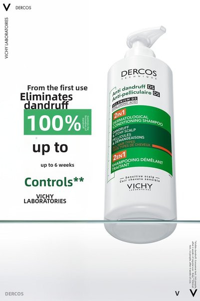 Vichy Dercos Anti Dandruff Ds Anti-Pelliculaire Ds Selenium 390 ml