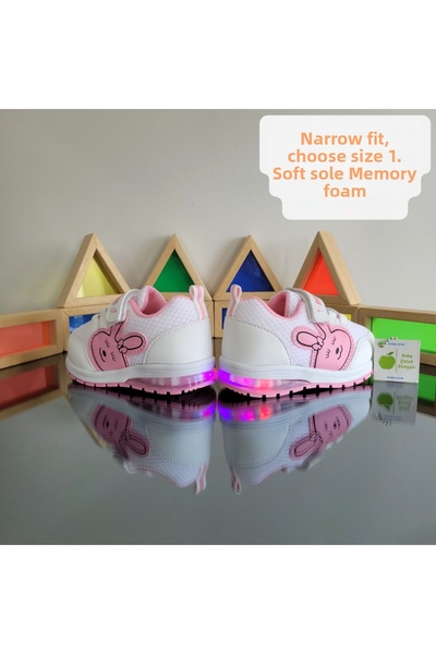 elma bebe حذاء رياضي من الإسفنج الذكي للجنسين للأطفال مريح وخفيف