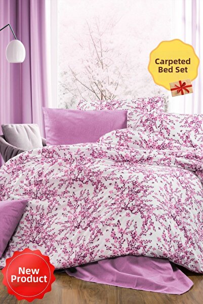 CANDAN ÇEYİZ Double Duvet Cover Set with Elastic Sheets
