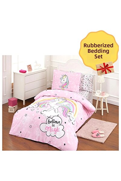 Özdilek Set cuvertură de pilota Unicorn Single Ranforce - Roz