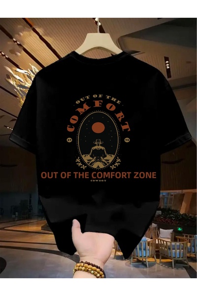 Medinenur Comfort Zone Printed Basic T-Shirt