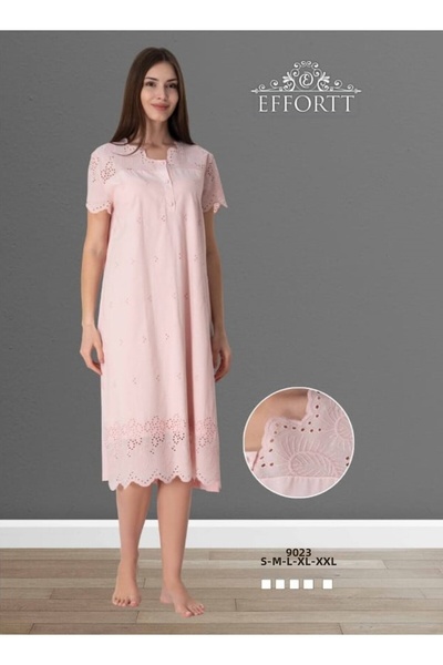 Effortt ثوب نوم طويل منسوج للحوامل
