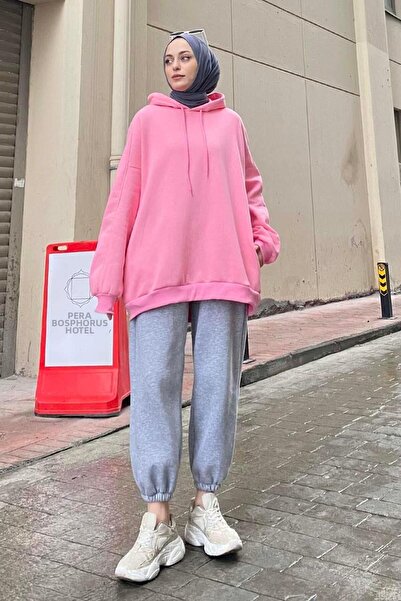 lamelif مسحوق عرق كبير الحجم بجيب جانبي بغطاء للرأس