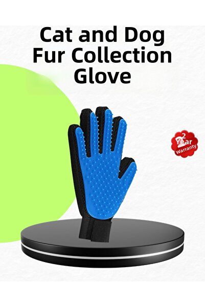 Epilons Pet Grooming Glove – Silicone Glove with Massage and Hair Collection ...