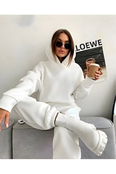 Arz giyim Φούτερ και παντελόνι Unisex με 3 νήματα Raster Χειμερινή χοντρή κου...