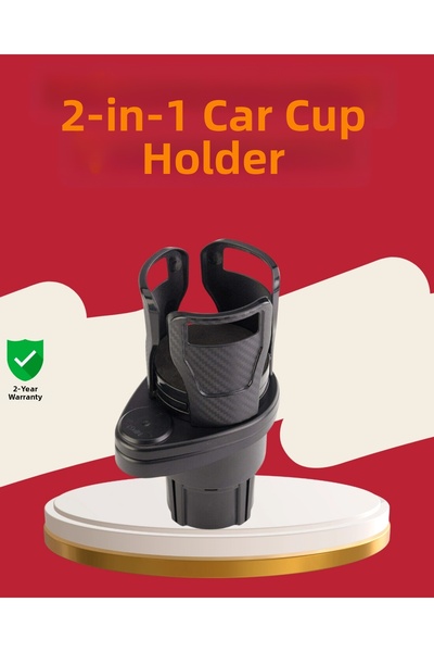 MericLine Automobile Cup Holder Two-In-One 360 °   Rotatable Large Capacity