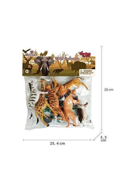 lowell home 9115,9116,9117 9-Piece Animal Set in Bag