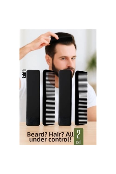 Generic Brand استيراد ®   مشط جيب بغطاء مزدوج - 14 × 3 سم |   مشط العناية بال...