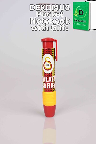 Galatasaray  "DEKOMUS CEP DEFTERİ HEDİYELİ " ΑΔΕΙΟΠΙΣΤΟΜΕΝΟ ΜΗΧΑΝΙΚΟ ΣΒΗΣΤΙΚΟ...