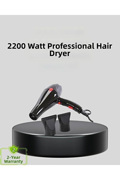 CT STONES Professional 2200W Blow Dryer – Ac Motor, Fast Drying, Lightweight ...