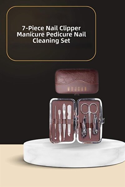 Lisinya 7 Piece Manicure Pedicure Set Hand and Foot Care Stainless Steel with...