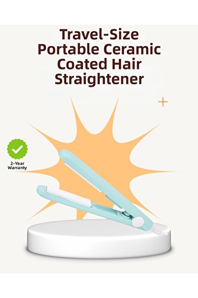 CT STONES Ceramic coated curling iron suitable for short hair to reduce hair ...