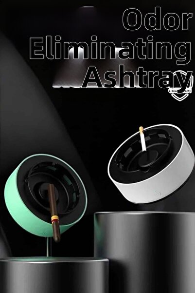 toyigoo Smoking-Inducing Ashtray, Odor-Blocking Ashtray, Smart Odorless Ashtr...