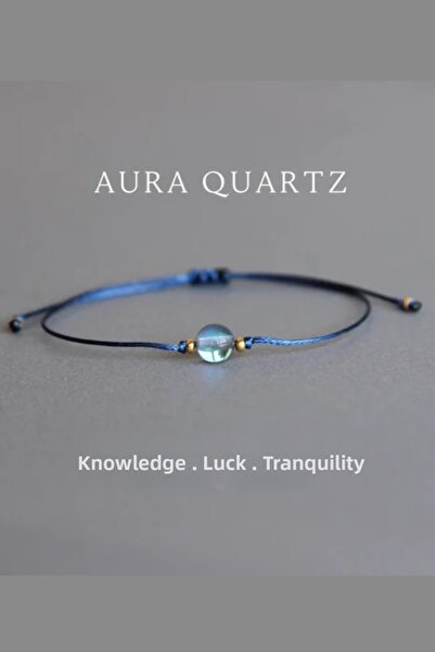 NBS Beautiful Naturel Stones Angel Aura Quartz (Love, Destiny) Elegant Real N...