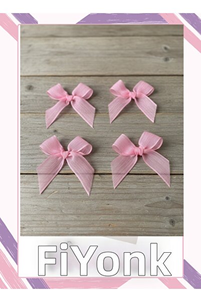 Fiyonks Atölye Panglică de in, 10 bucăți de fundite decorative, gata de utili...