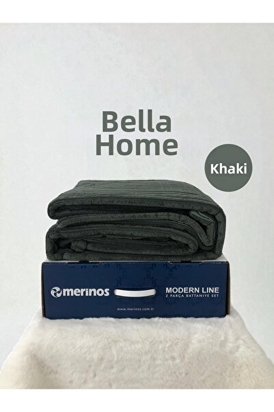 Bella Home Модерен комплект от 2 части за едноспално одеяло - 150x220 cm - в ...
