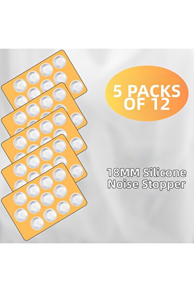 PACIFIC Okyanus Adeziv Silicon pentru Controlul Sunetului, 18mm, Pachet de 5