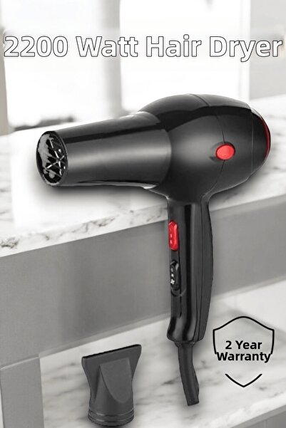 CT STONES مجفف شعر بمحرك تيار متردد مع خاصية النفخ البارد والساخن