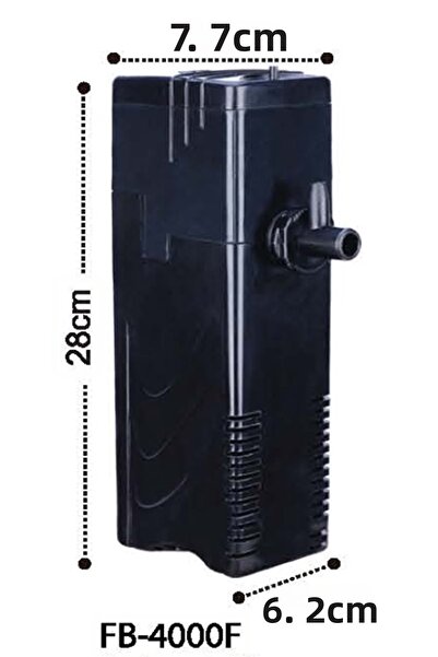 Dophin فلتر داخلي للأحواض المائية FB4000 بسعة 600 لتر/ساعة