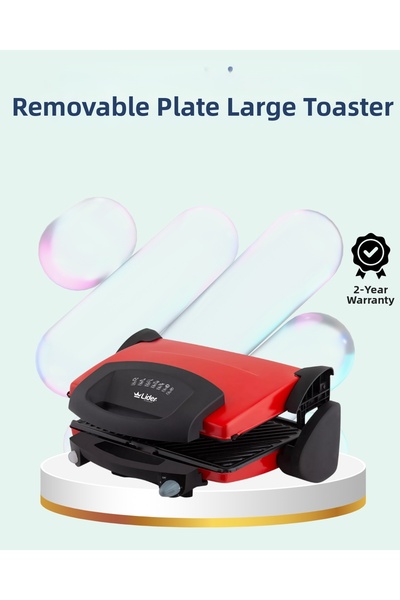 doremodam 2000W Toaster and Grill Machine – Granite/Teflon Plate Option - Lis...