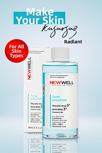 New Well Revitalizing and Pore Firming Glycolic Acid Tonic (All Skin Types) 200 ML
