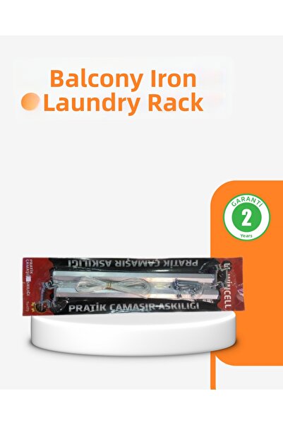 ZERO LAND MTXDPN 25x60 cm Suport pentru haine pătrat pentru balcon (231124) D...