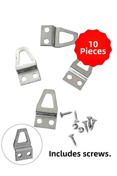 sywoods Curea pentru cadru de masă oblică 10 bucăți și șuruburi 18x33 mm