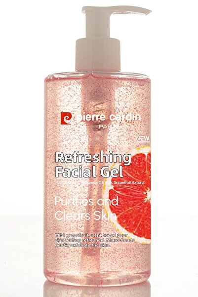 Pierre Cardin منظف منعش للوجه 400 مل مع فيتامين C ومستخلص الجريب فروت الوردي