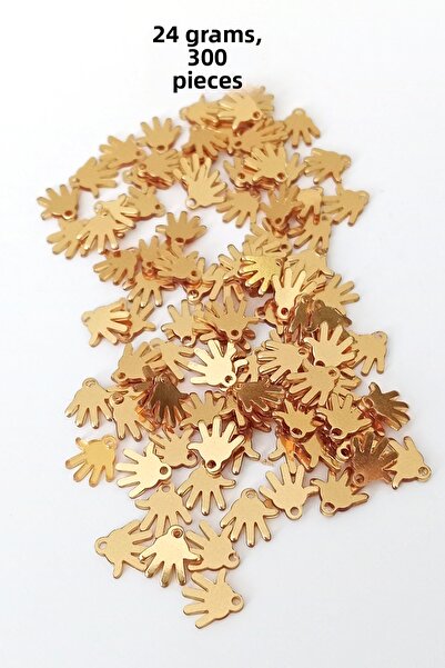 Royaleks Oya Abiye Brățară Colier Plexi Plastic Metalic Paiete Culoare Auriu ...