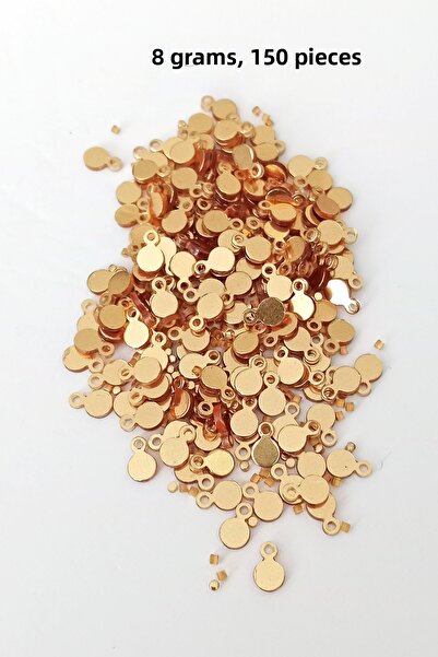 OEM Oya فستان سهرة قلادة سوار شبكي معدني بلاستيك ترتر ذهبي اللون 8 جرام 150 ق...