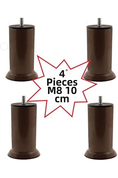 Yıldızan Sofa Armchair Sofa Bed Heightening Foot Thread M8 Plastic 10 cm 4 Pi...